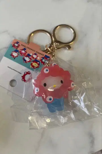 EXPO2025 산리오 미야쿠미야쿠 변신 입체 마스코트 클리어 컬러 키