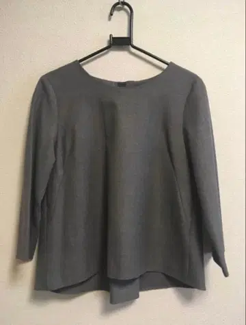 [ Plage ] 긴팔 블라우스 울 혼방 그레이