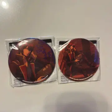 은혼 캔뱃지 타카스기 붉은색으로 물드는 사무라이