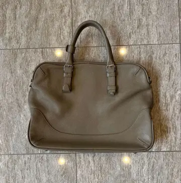 PELLE MORBIDA 가죽 비즈니스 백 그레이