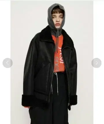 SLY REVERSIBLE B-3 리버서블 무스탕 자켓