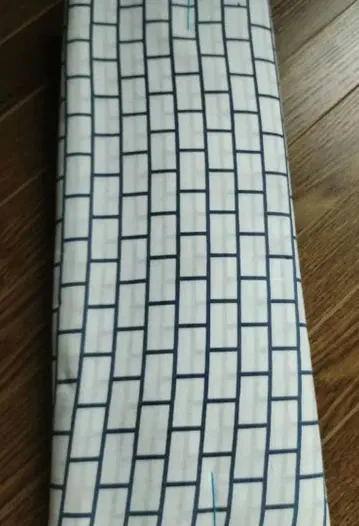 특 원단 옷감 유카타 기모노 격자 무늬 순면 레트로 원단