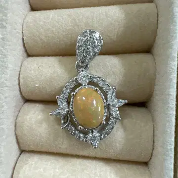 만박 네팔 오팔 펜던트 탑