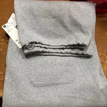 헤비 웨이트 맨투맨 와이드 팬츠 3XL 그레이