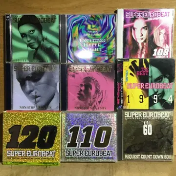 cdz166 슈퍼 유로비트 CD 9점 일괄 2CD 3CD 포함