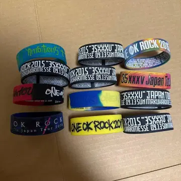 ONE OK ROCK 러버 밴드 12개 세트 원오크 라바밴