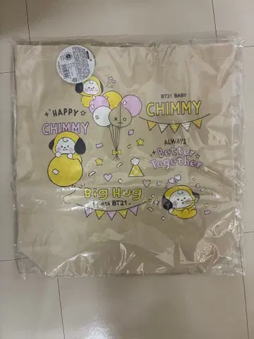 BTS BT21 A LITTLE FESTA 토트백 치미 지민