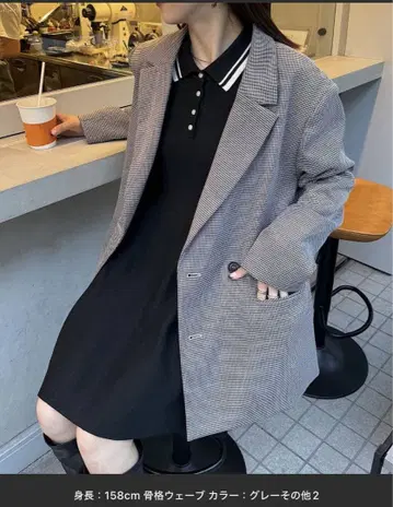 CHICO 오버 더블 자켓 베이지 계열 기타 2