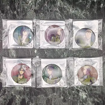 원화전 진격의 거인 ANIMATION GALLERY 캔뱃지 총 6종