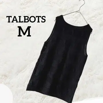 TALBOTS 블랙 슬리브리스 니트 M 사이즈 썸머 니트