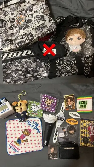 EXILETRIBE 굿즈 세트 제3대 JSB 봉제 인형 이와타 타카노리