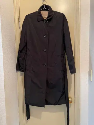 두클라쎄 충전솜 롱 코트 베이지 블랙 2색 리버서블