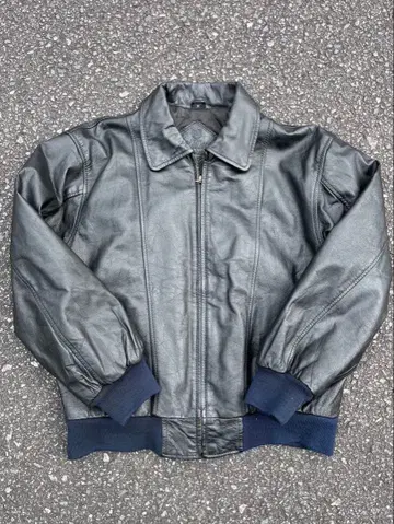 Zealzip 플라이트 자켓 80-90s 가죽 자켓 쇼트 기장