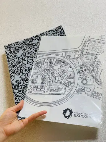 EXPO2025 만박 회장 맵과 블랙 미야쿠미야쿠 클리어 파일