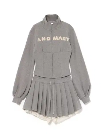 andmary Lace logo set up gray
