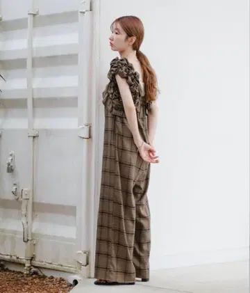 Kastane 셔링 개더 오버롤 1