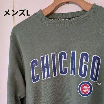 새상품 남성용 MLB 시카고 컵스 트레이닝복 L 맨투맨