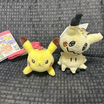 포켓몬 센터 노력가 피카츄 카라비너 부착 마스코트 미미큐