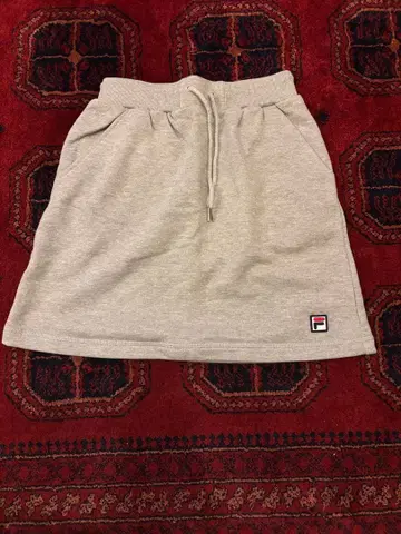 FILA 그레이 맨투맨 스커트 포켓 부착