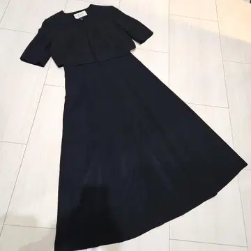 Mireille BRUNEL 볼레로 일체형 블랙 원피스 정장 예복 7호