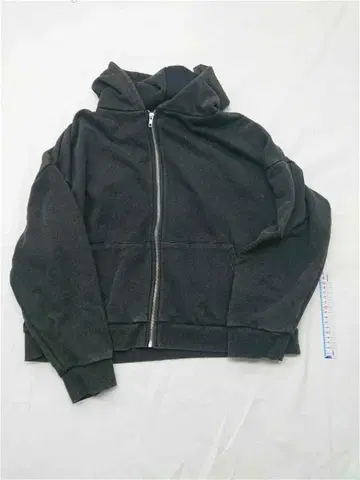 MSG 풀 집업 후드티 블랙 계열 L 사이즈 남성용