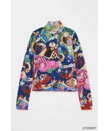 [ 새상품급 ] disney moussy 원더랜드 앨리스 시어 탑