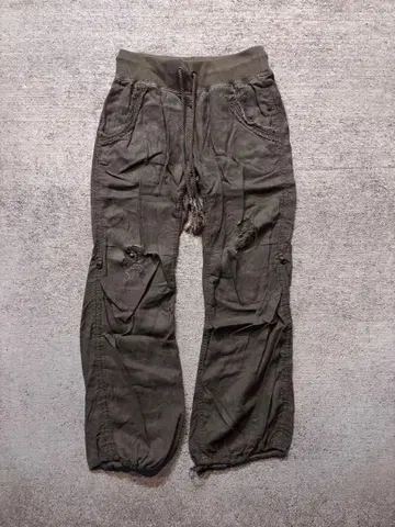 GOA 린넨 팬츠 그런지 y2k