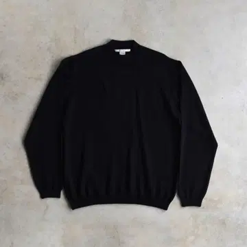 90s PERRY ELLIS 페리 에리스 메리노울 니트 스웨터 블랙 M