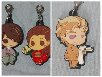 [초독] 러버 키링 3개 세트