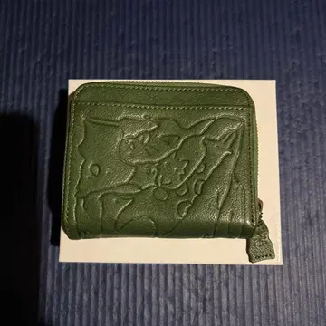 다코타 그린 가죽 접이식 지갑