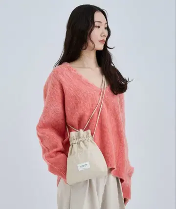 [beautiful people] 2WAY 가죽 복조리 백