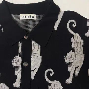 TTT_MSW 팬더 니트 가디건