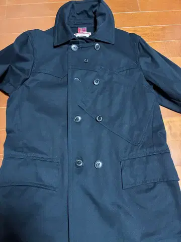 Baracuta 블랙 스텐카라 코트 사이즈 40
