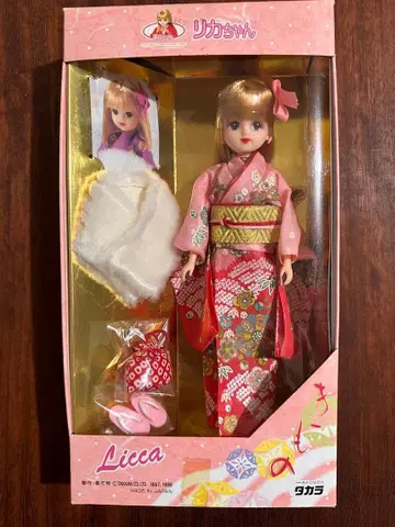 기모노 리카짱 타카라 핑크 기모노