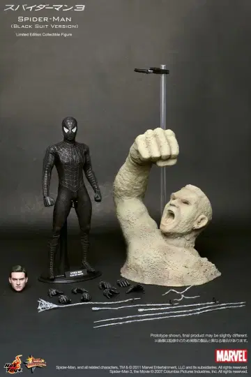 핫토이즈 블랙 스파이더맨 스파이더맨 3