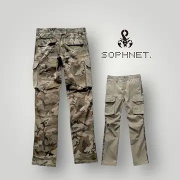 SOPHNET. 카모플라쥬 코듀로이 카고 팬츠 M