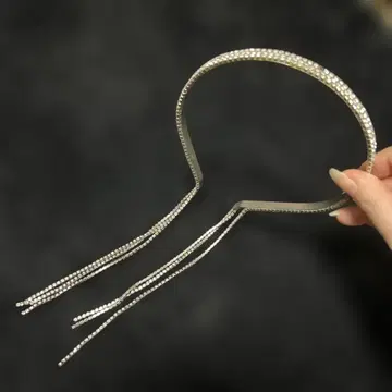 큐빅 귀찌 머리띠