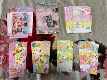 헤이세이 레트로 메모 프로필첩 레터 세트 묶음 판매