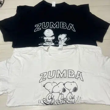 ZUMBA 스누피 T셔츠 XL/XXL 2장 세트