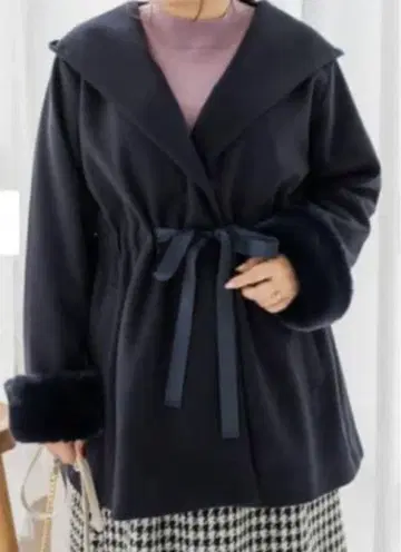 CLETTE 허리 리본 코트