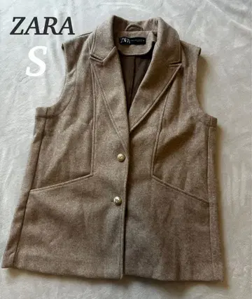 ZARA 자라 베스트 골드 버튼 베이지 계열