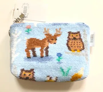 페일러 FEILER 윈터 애니멀즈 보트형 파우치 블루