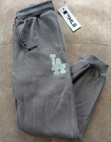 새상품 여성용 다저스 스웨트 팬츠 L 조거 팬츠 그레이