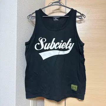[ 새상품급 ] Subciety 탱크탑 M 블랙