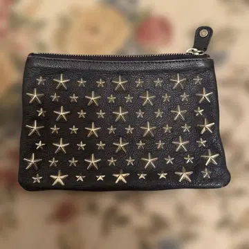 지미추 별 스터드 파우치 네이비