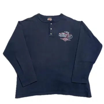 90년대 USA 할리 데이비슨 긴팔 티셔츠 블랙