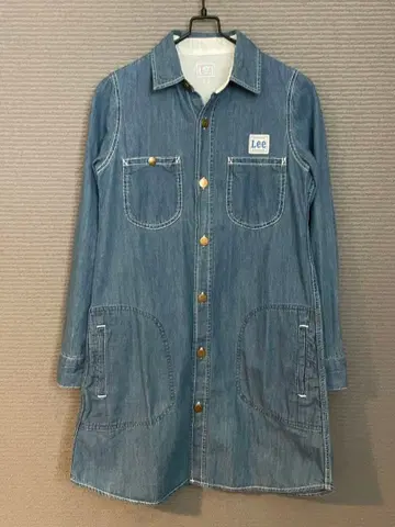 Lee 데님 롱 셔츠 셔츠 원피스 S