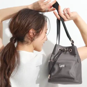 새상품 Lee 복조리형 숄더백 그레이