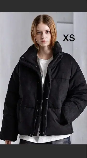 clel 볼륨 하이넥 숏 패딩 자켓