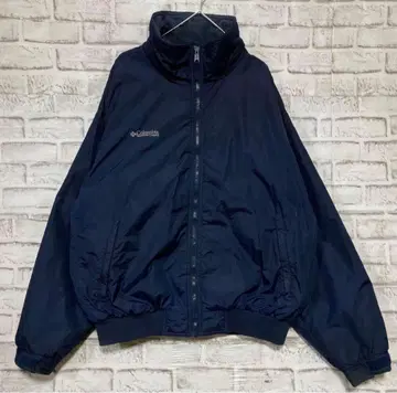 컬럼비아 마운틴 후드티 충전솜 네이비 L 로고 자수 아웃도어 28